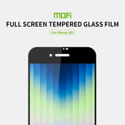MOFI 9H 2.5D Full Screen Tempered Glass Film For iPhone SE 2022(Black)