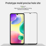 For Xiaomi Redmi 10A MOFI 9H 2.5D Full Screen Tempered Glass Film(Black)