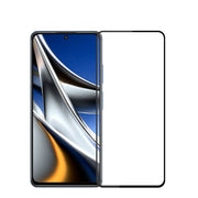 For Xiaomi Poco X4 Pro 5G MOFI 9H 2.5D Full Screen Tempered Glass Film(Black)