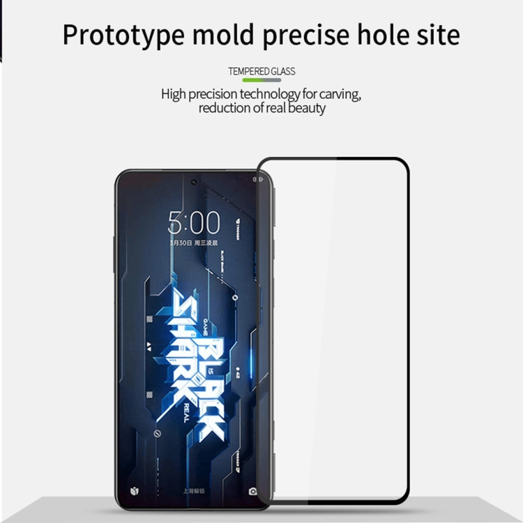 For Xiaomi Black Shark 5 / 5 Pro MOFI 9H 2.5D Full Screen Tempered Glass Film(Black)