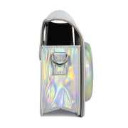 Aurora Oil Paint Full Body Camera PU Leather Case Bag with Strap for FUJIFILM instax mini 9 / mini 8+ / mini 8(Silver)