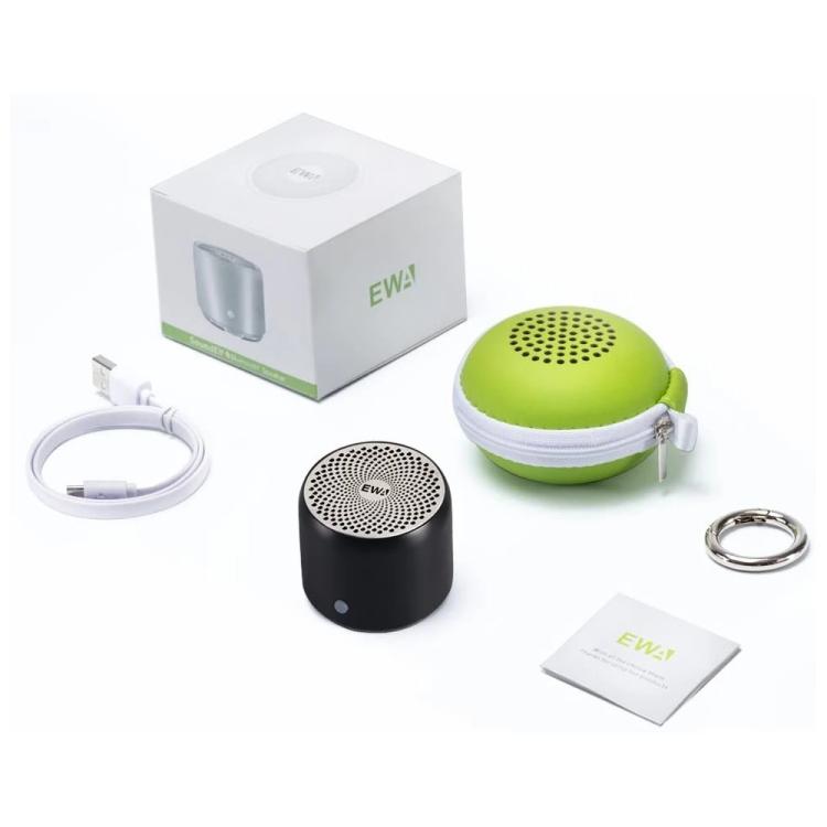 A106Pro IPX7 Water-resistant Mini Portable Bluetooth Metal Speaker(Black)
