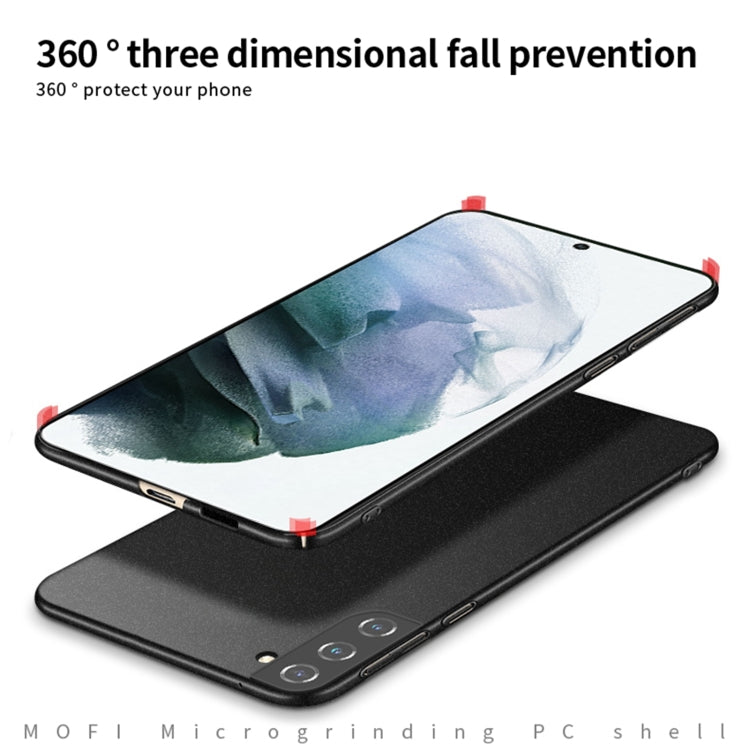 For Samsung Galaxy S22+ 5G MOFI Fandun Series Frosted Ultra-thin PC Hard Phone Case(Grey)