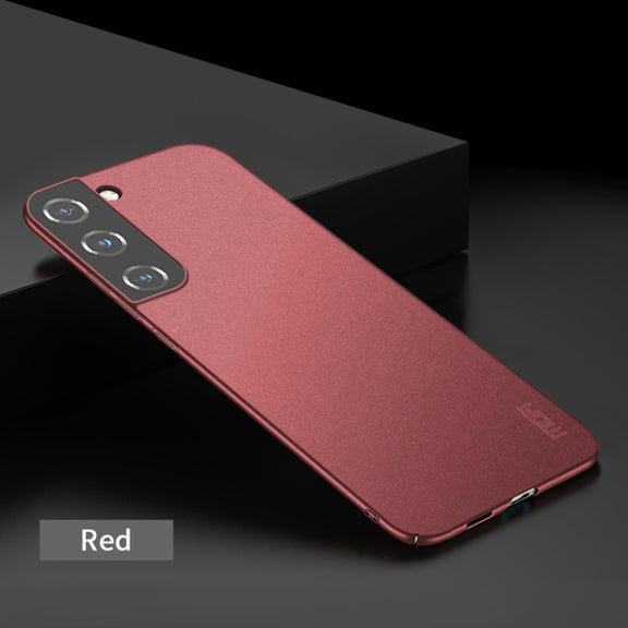 For Samsung Galaxy S22+ 5G MOFI Fandun Series Frosted Ultra-thin PC Hard Phone Case(Red)