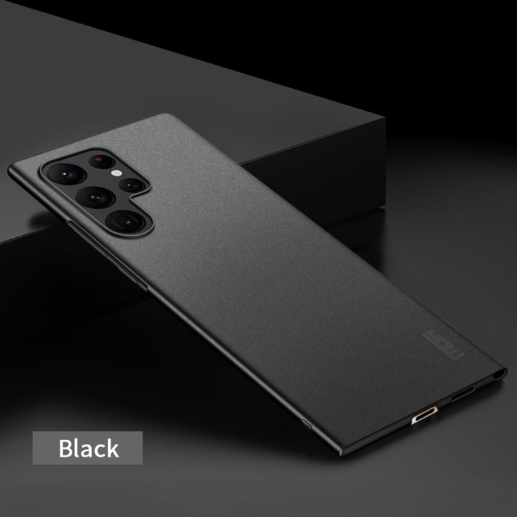 For Samsung Galaxy S22 Ultra 5G MOFI Fandun Series Frosted Ultra-thin PC Hard Phone Case(Black)