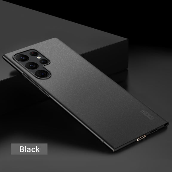 For Samsung Galaxy S22 Ultra 5G MOFI Fandun Series Frosted Ultra-thin PC Hard Phone Case(Black)