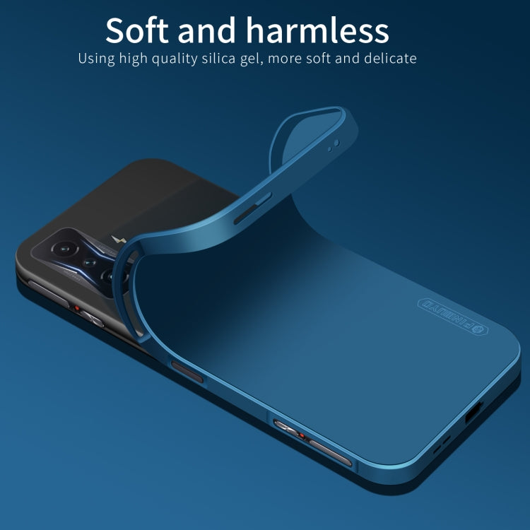 For Xiaomi Redmi K50 Gaming PINWUYO Sense Series Liquid Silicone TPU Phone Case(Black)