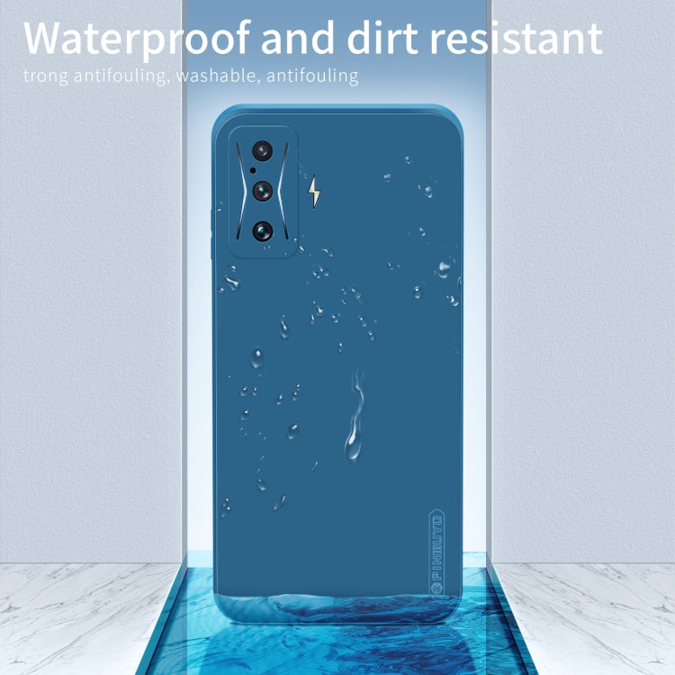 For Xiaomi Redmi K50 Gaming PINWUYO Sense Series Liquid Silicone TPU Phone Case(Black)