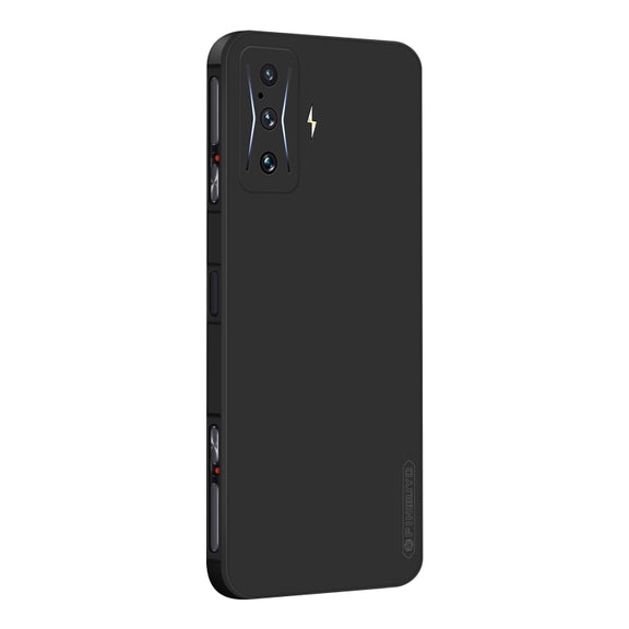 For Xiaomi Redmi K50 Gaming PINWUYO Sense Series Liquid Silicone TPU Phone Case(Black)