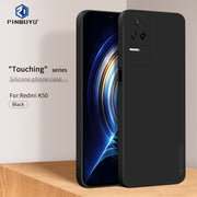 For Xiaomi Redmi K40S PINWUYO Sense Series Liquid Silicone TPU Phone Case(Black)