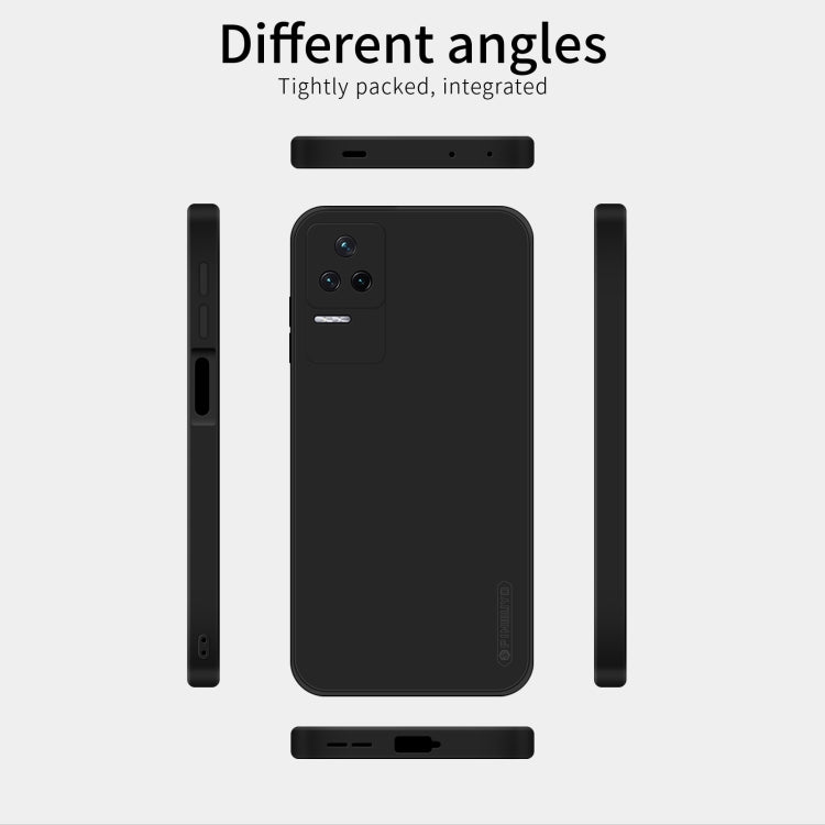 For Xiaomi Redmi K40S PINWUYO Sense Series Liquid Silicone TPU Phone Case(Blue)