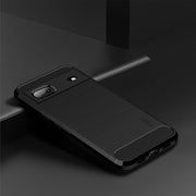 For Google pixel 7 5G MOFI Gentleness Series Brushed Texture Carbon Fiber TPU Phone Case(Black)