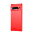 For Google pixel 7 Pro 5G MOFI Gentleness Series Brushed Texture Carbon Fiber TPU Phone Case(Red) - Google Cases by MOFI | Online Shopping South Africa | PMC TechLife | Buy Now Pay Later Mobicred