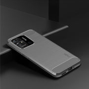 For Xiaomi Redmi 10C MOFI Gentleness Brushed Carbon Fiber Soft TPU Case(Gray)