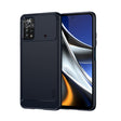 For Xiaomi Poco X4 Pro 5G MOFI Gentleness Brushed Carbon Fiber Soft TPU Case(Blue) - Xiaomi Cases by MOFI | Online Shopping South Africa | PMC TechLife | Buy Now Pay Later Mobicred