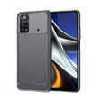 For Xiaomi Poco X4 Pro 5G MOFI Gentleness Brushed Carbon Fiber Soft TPU Case(Gray) - Xiaomi Cases by MOFI | Online Shopping South Africa | PMC TechLife | Buy Now Pay Later Mobicred
