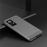 For Xiaomi 12 / 12X MOFI Gentleness Brushed Carbon Fiber Soft TPU Case(Gray)