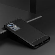 For Xiaomi 12 Pro MOFI Gentleness Brushed Carbon Fiber Soft TPU Case(Black)