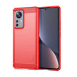 For Xiaomi 12 Pro MOFI Gentleness Brushed Carbon Fiber Soft TPU Case(Red) - free shipping - PMC TechLife - Order now!