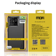 For Xiaomi 12 Pro MOFI Gentleness Brushed Carbon Fiber Soft TPU Case(Gray)