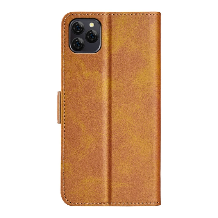 For Blackview A95 Dual-side Magnetic Buckle Leather Phone Case(Yellow)