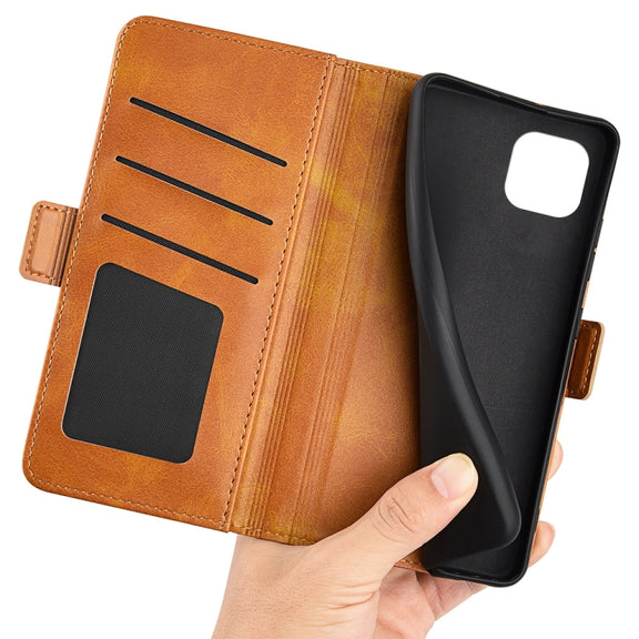 For Blackview A95 Dual-side Magnetic Buckle Leather Phone Case(Yellow)