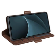 For Blackview A95 Dual-side Magnetic Buckle Leather Phone Case(Brown)