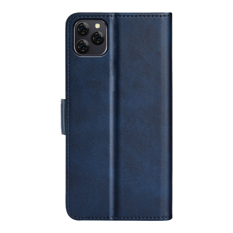 For Blackview A95 Dual-side Magnetic Buckle Leather Phone Case(Dark Blue)