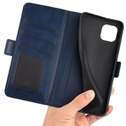 For Blackview A95 Dual-side Magnetic Buckle Leather Phone Case(Dark Blue)