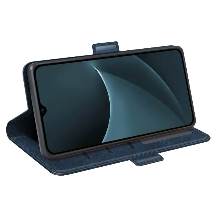 For Blackview A95 Dual-side Magnetic Buckle Leather Phone Case(Dark Blue)