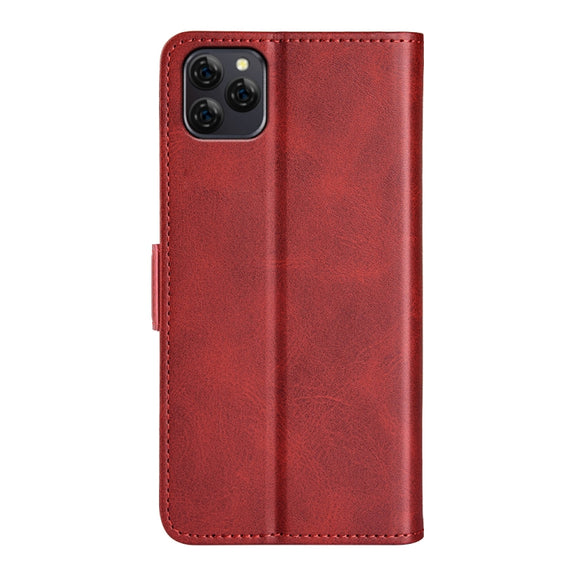 For Blackview A95 Dual-side Magnetic Buckle Leather Phone Case(Red)