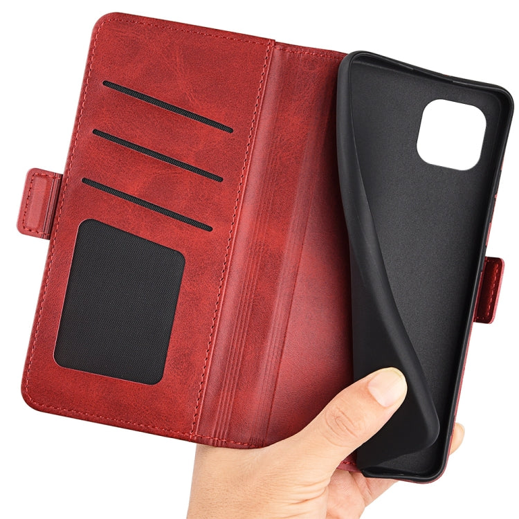 For Blackview A95 Dual-side Magnetic Buckle Leather Phone Case(Red)