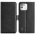 For Blackview A55 Pro Dual-side Magnetic Buckle Leather Phone Case(Black) - More Brand by PMC TechLife | Online Shopping South Africa | PMC TechLife