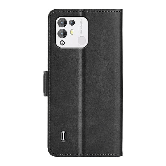 For Blackview A55 Pro Dual-side Magnetic Buckle Leather Phone Case(Black)