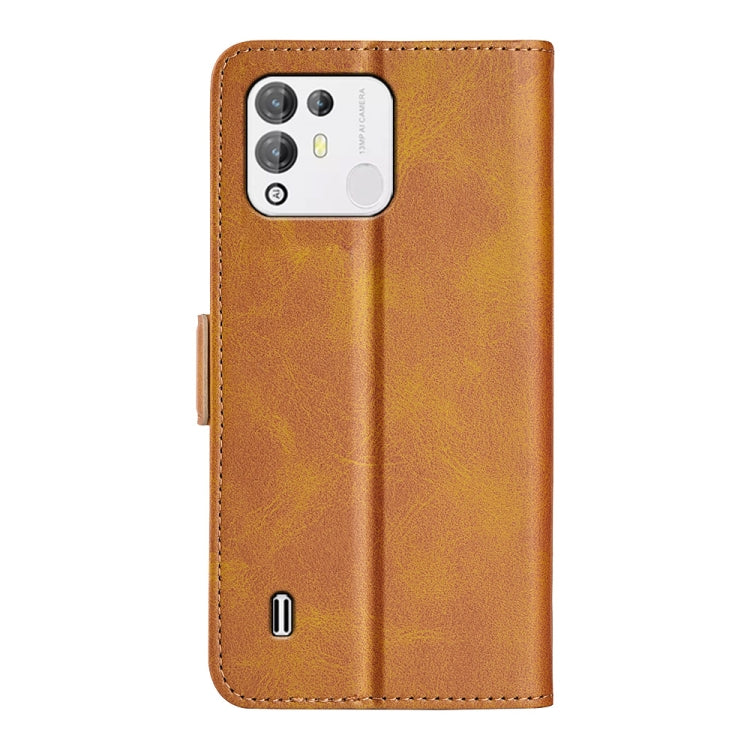 For Blackview A55 Pro Dual-side Magnetic Buckle Leather Phone Case(Yellow)