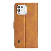For Blackview A55 Pro Dual-side Magnetic Buckle Leather Phone Case(Yellow)