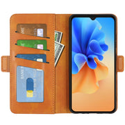 For Blackview A55 Pro Dual-side Magnetic Buckle Leather Phone Case(Yellow)