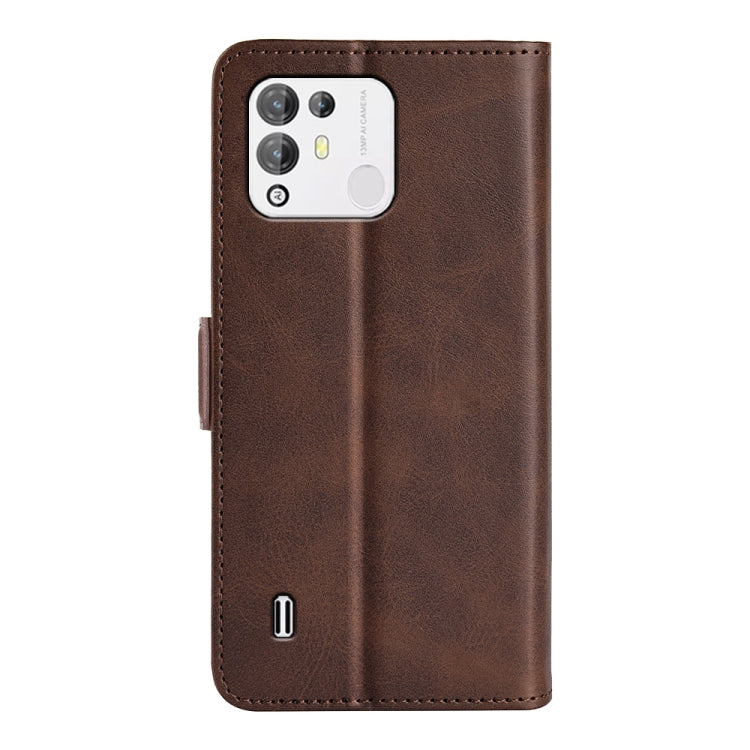 For Blackview A55 Pro Dual-side Magnetic Buckle Leather Phone Case(Brown)