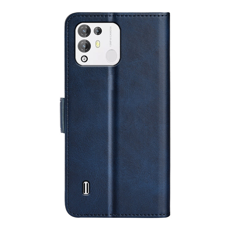 For Blackview A55 Pro Dual-side Magnetic Buckle Leather Phone Case(Dark Blue)