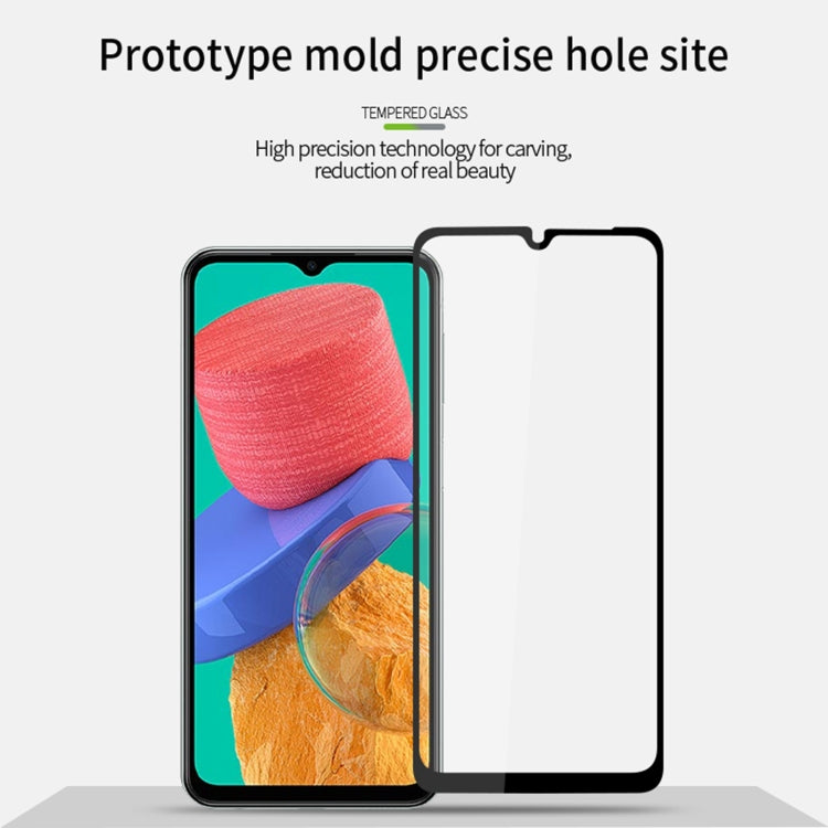 For Samsung Galaxy M33 5G MOFI 9H 2.5D Full Screen Tempered Glass Film(Black)