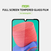 For Samsung Galaxy M33 5G MOFI 9H 2.5D Full Screen Tempered Glass Film(Black)