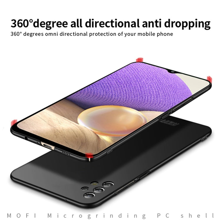 For Samsung Galaxy A32 5G MOFI Frosted PC Ultra-thin Hard Phone Case(Black)