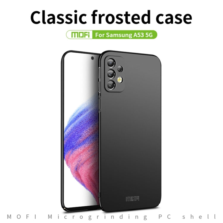 For Samsung Galaxy A53 5G MOFI Frosted PC Ultra-thin Hard Phone Case(Red)