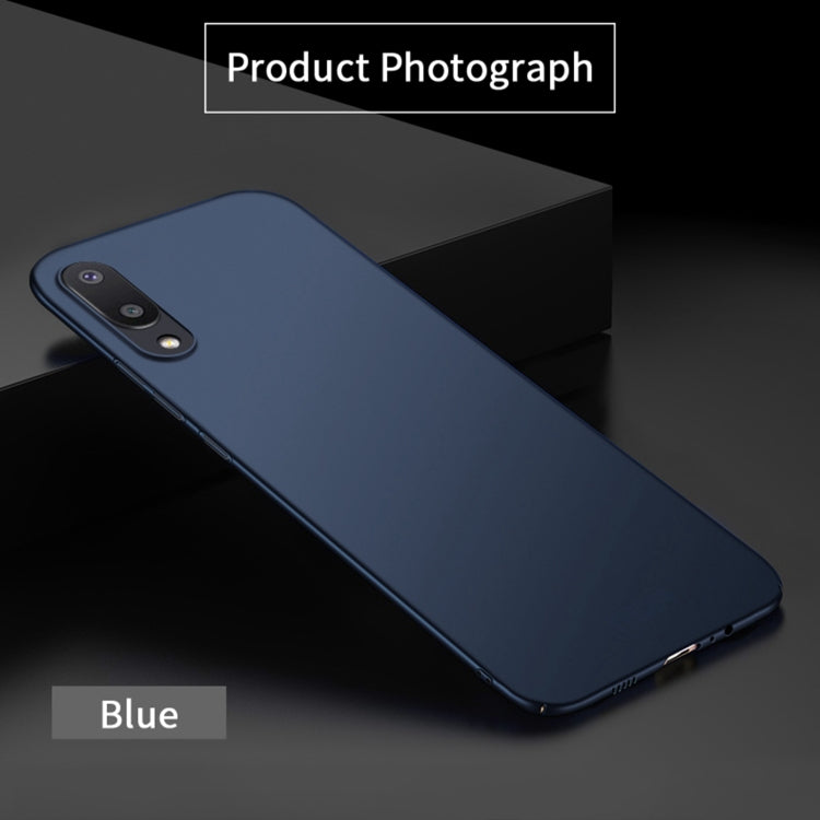 For Samsung Galaxy A02 / M02 MOFI Frosted PC Ultra-thin Hard Phone Case(Blue)
