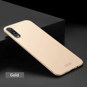 For Samsung Galaxy A02 / M02 MOFI Frosted PC Ultra-thin Hard Phone Case(Gold)