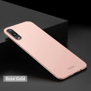 For Samsung Galaxy A02 / M02 MOFI Frosted PC Ultra-thin Hard Phone Case(Rose gold)