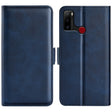 For Ulefone note 10 Dual-side Magnetic Buckle Leather Phone Case(Dark Blue) - Ulefone Cases by PMC Jewellery | Online Shopping South Africa | PMC Jewellery | Buy Now Pay Later Mobicred