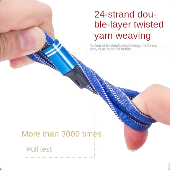 XJ-76 40W 5A 3 in 1 USB to 8 Pin + Type-C + Micro USB Super Flash Charging Cable, Length: 1.18m(Red)