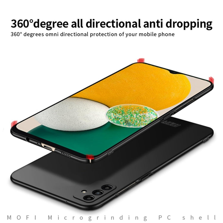 For Samsung Galaxy A13 5G MOFI Frosted PC Ultra-thin Hard Case(Black)