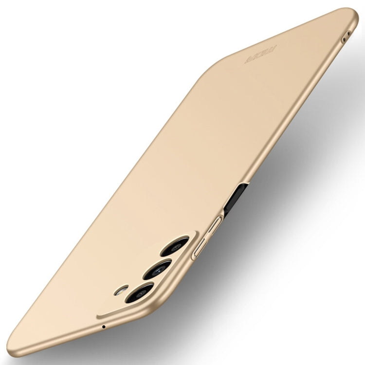 For Samsung Galaxy A13 5G MOFI Frosted PC Ultra-thin Hard Case(Gold)